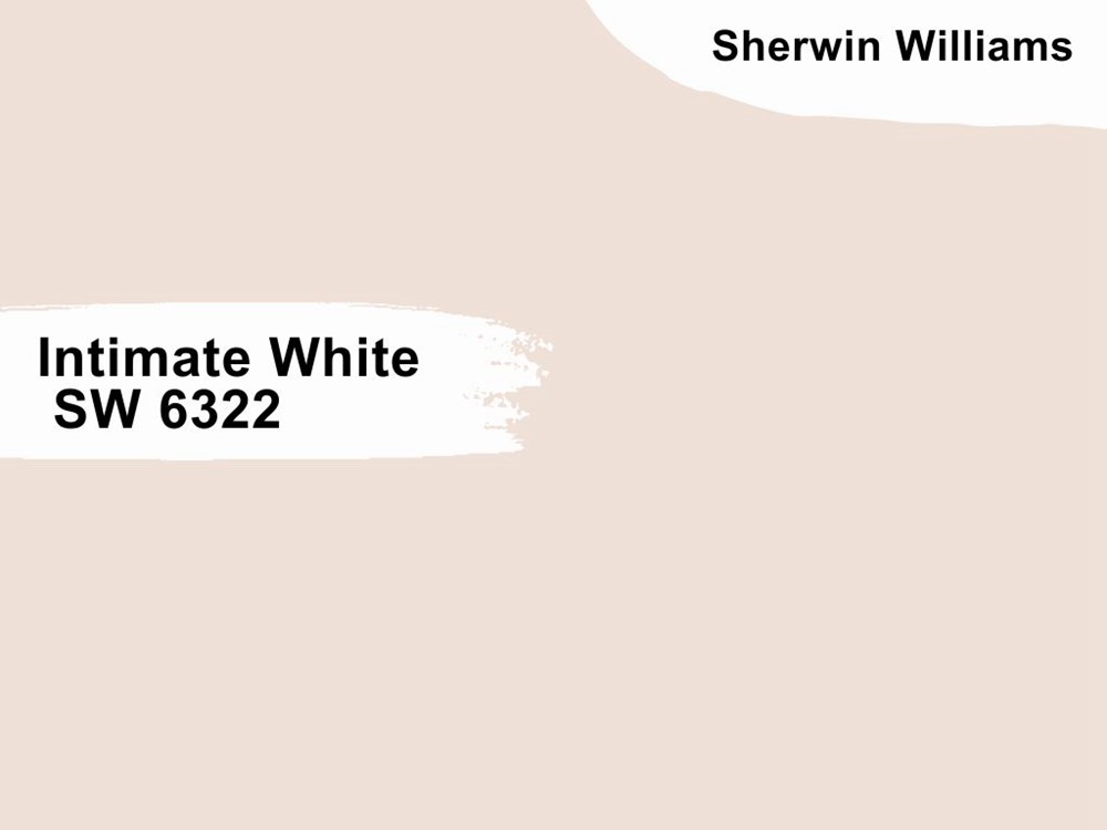 11.Sherwin Williams Intimate White SW 6322