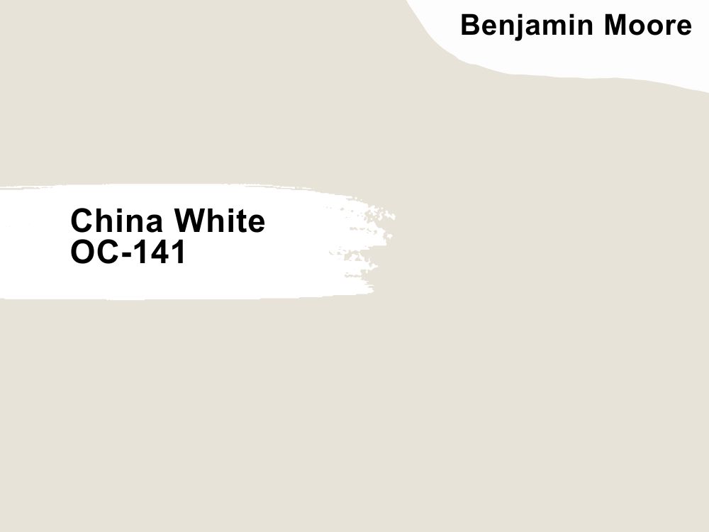 12. Benjamin Moore China White OC-141