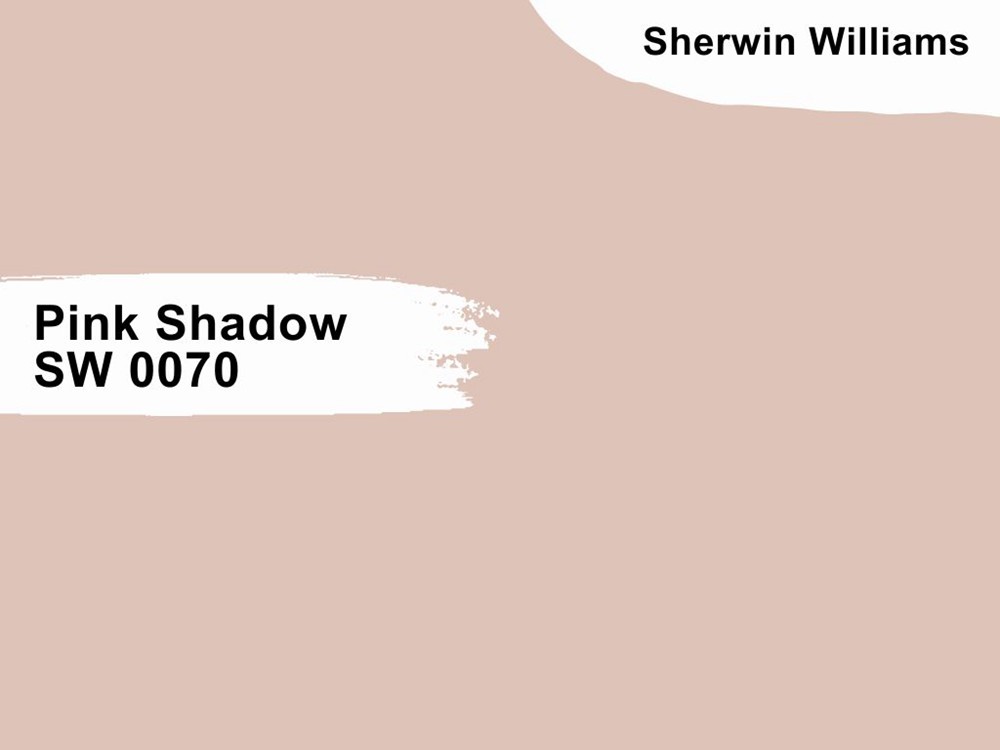12.Sherwin Williams Pink Shadow SW 0070