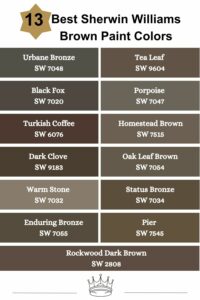 13 Best Sherwin Williams Brown Paint Colors (Trend 2023)