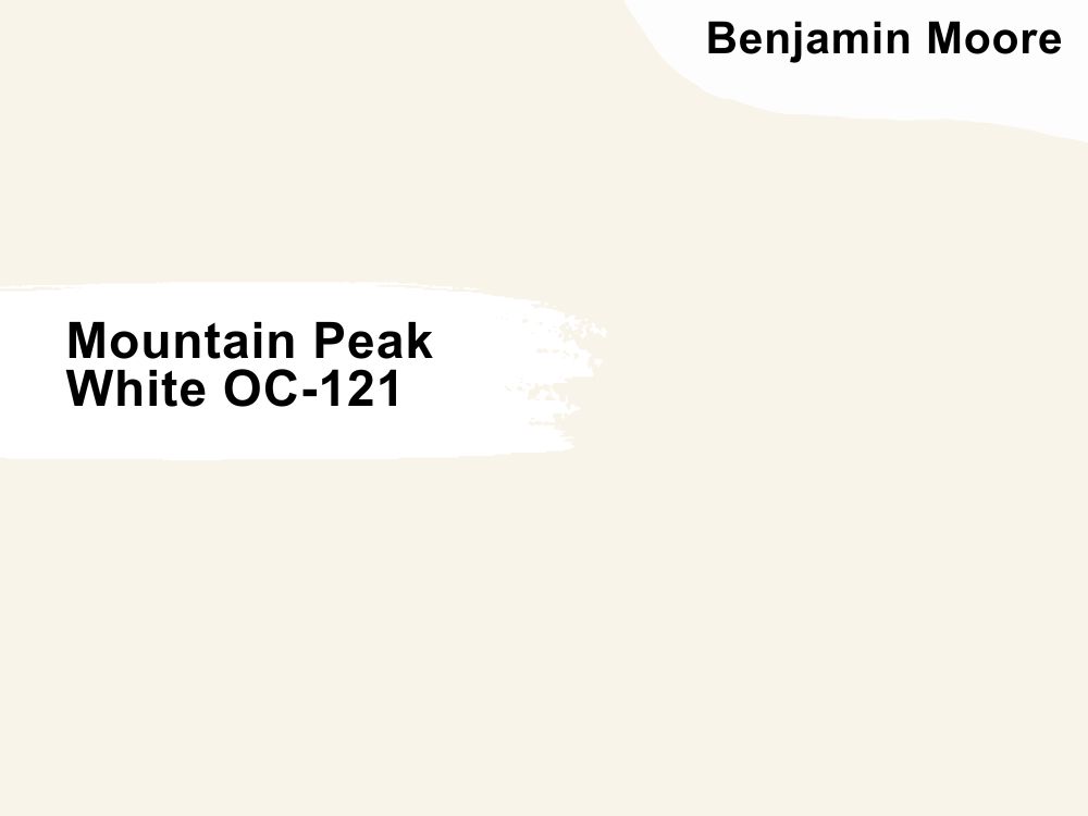 14. Benjamin Moore Mountain Peak White OC-121