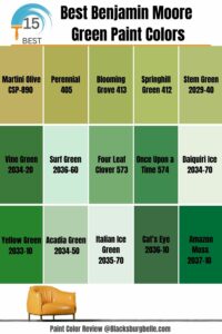 15 Best Benjamin Moore Green Paint Colors