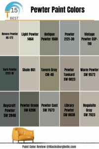15 Best Pewter Paint Colors Comparisons and Suggestions