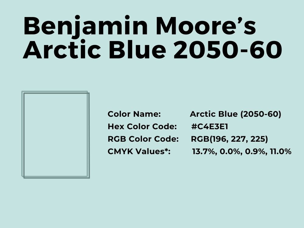 16. Benjamin Moore’s Arctic Blue 2050-60