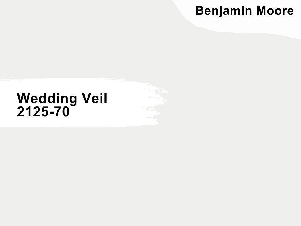 17. Benjamin Moore Wedding Veil 2125-70