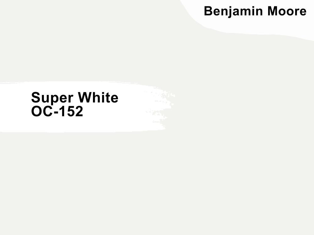 2. Benjamin Moore Super White OC-152