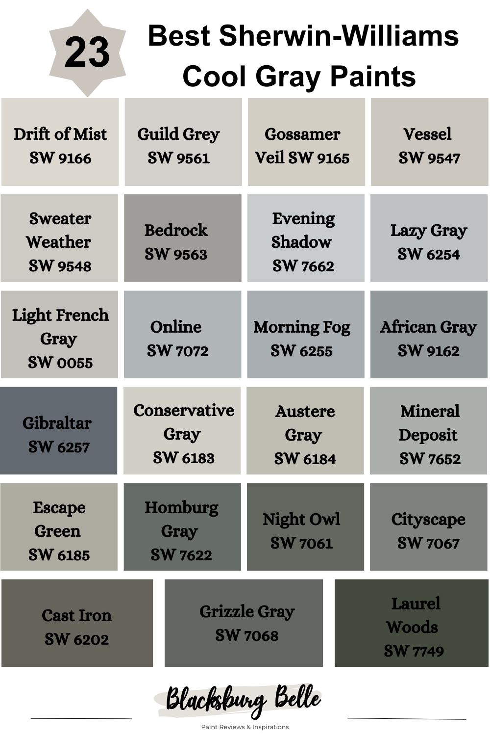 23 Best Sherwin-Williams Cool Gray Paints (Trend 2023)