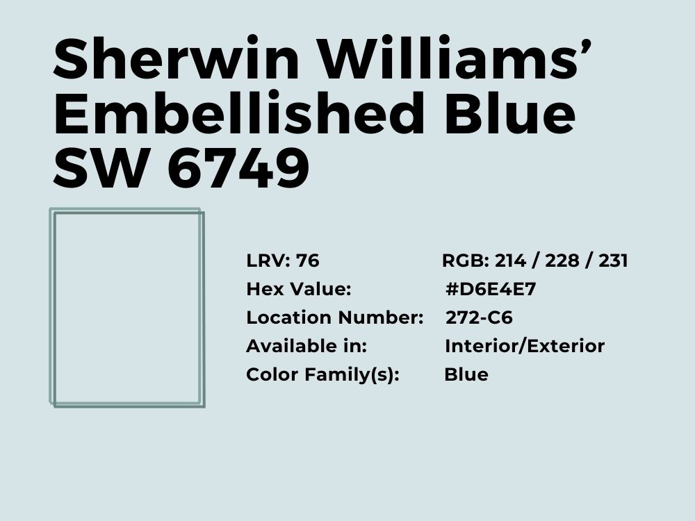 24. Sherwin Williams’ Iceberg SW 6798
