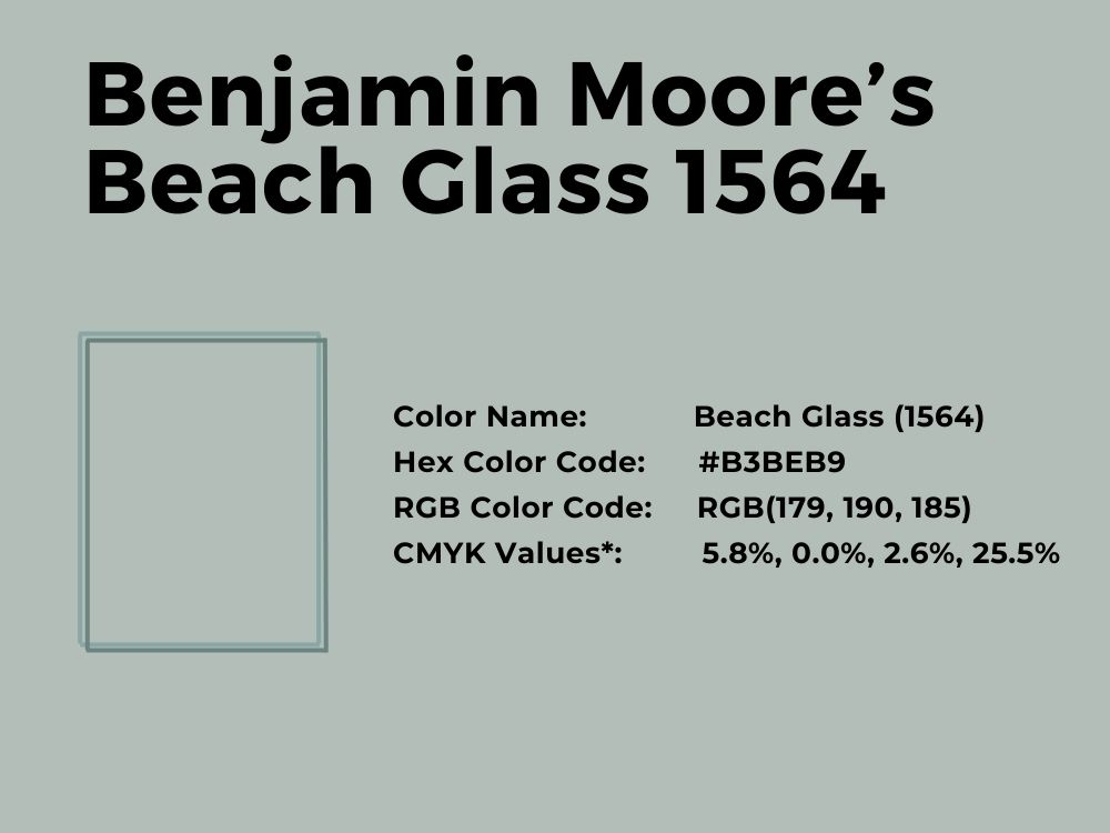 27. Benjamin Moore’s Beach Glass 1564