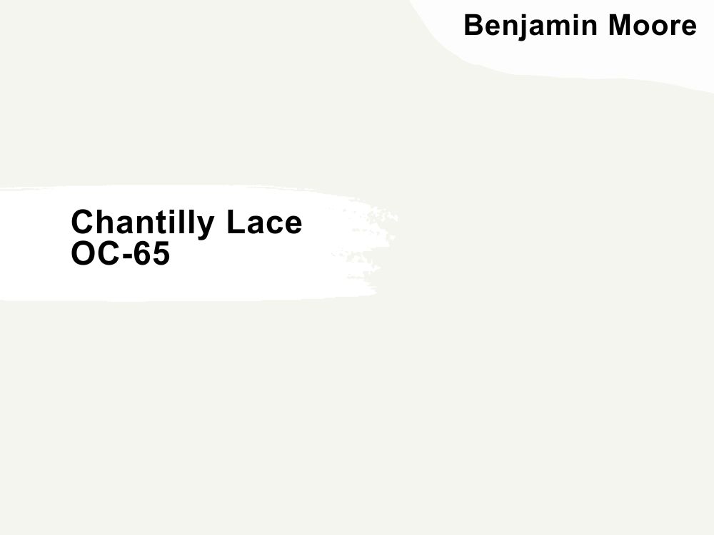 3. Benjamin Moore Chantilly Lace OC-65