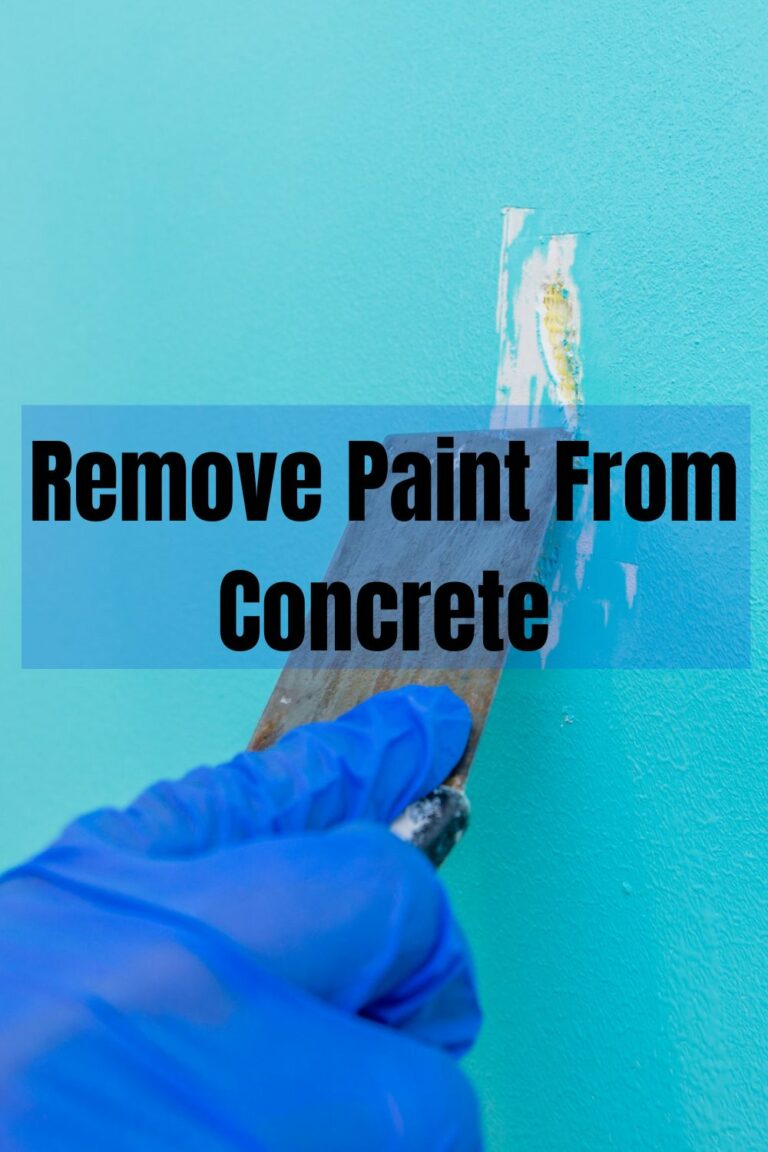 5 Ways to Remove Paint From Concrete (Step-by-Step Guide)
