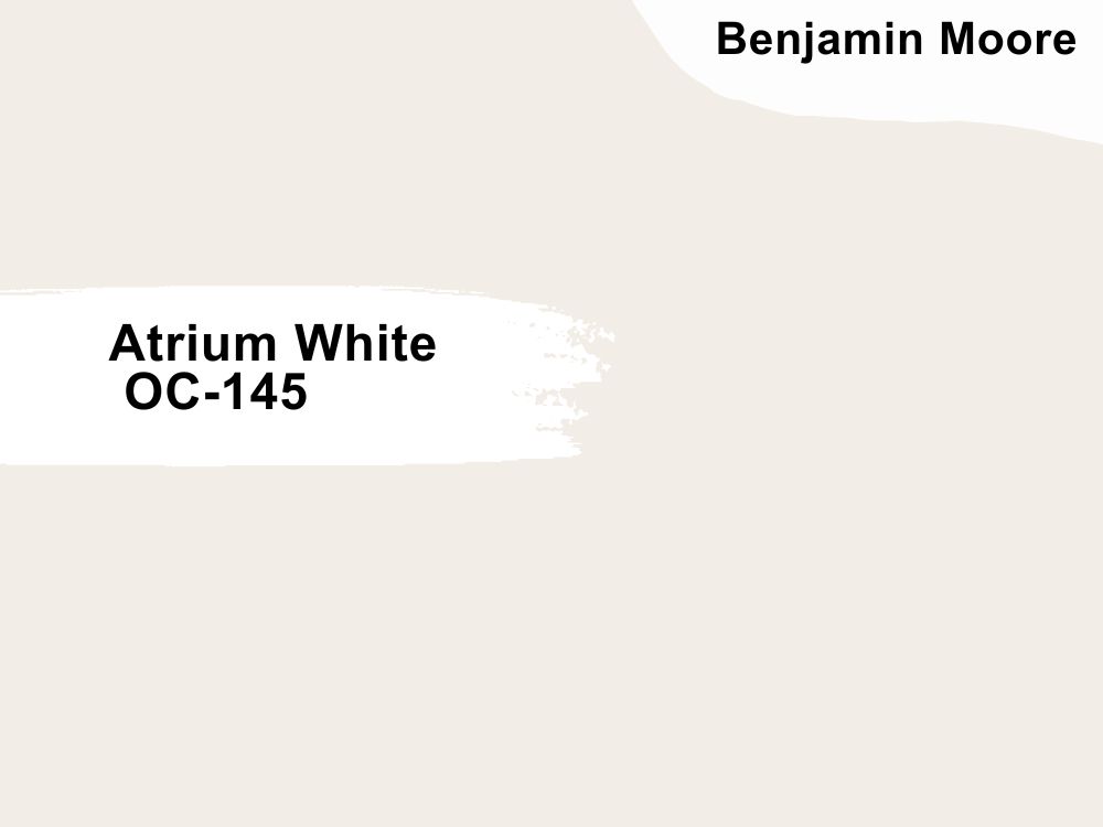 6. Benjamin Atrium White OC-145