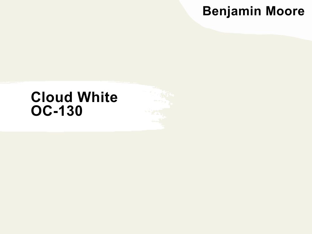 8. Benjamin Moore Cloud White OC-130