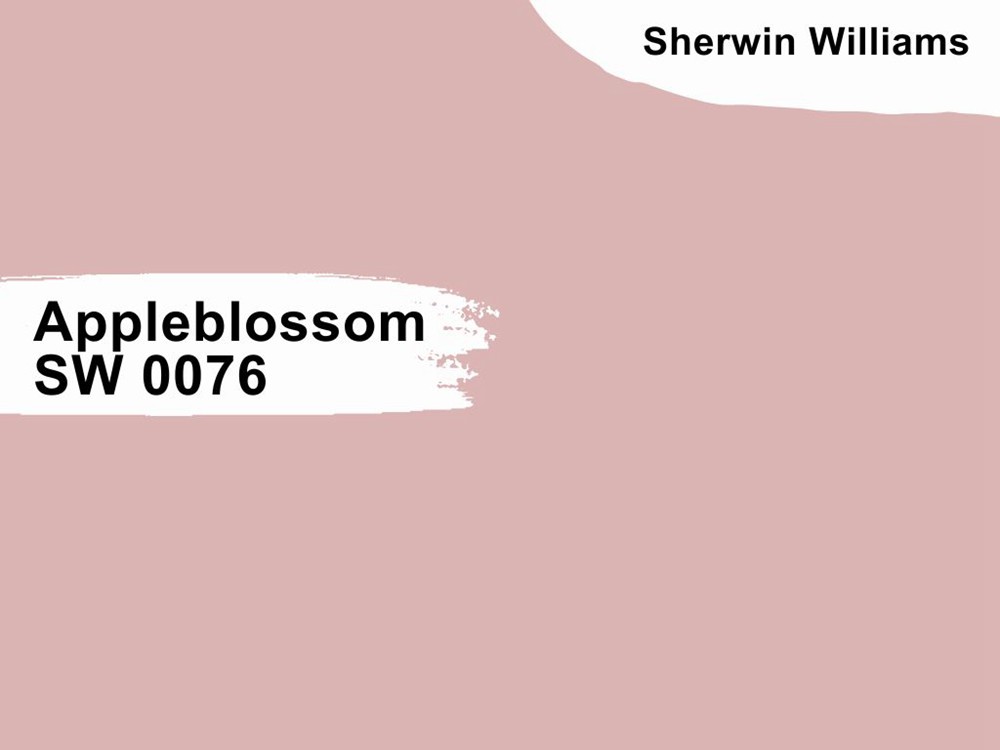 9. Sherwin Williams Appleblossom SW 0076