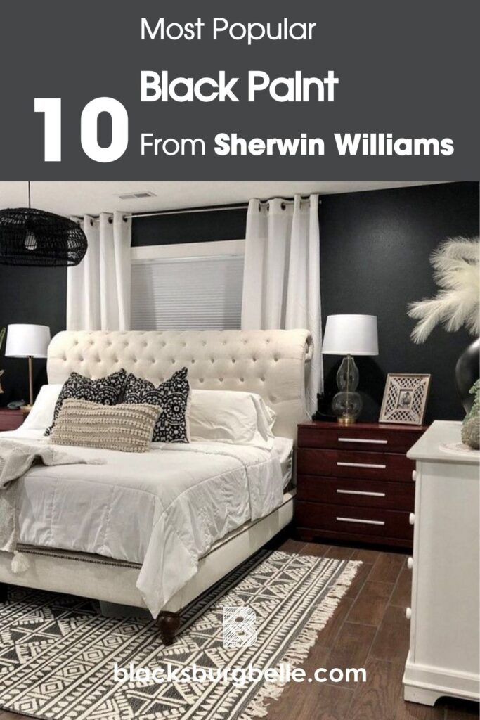Best Sherwin Williams Black Paint Colors