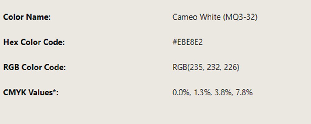Cameo White MQ3-32 (2)