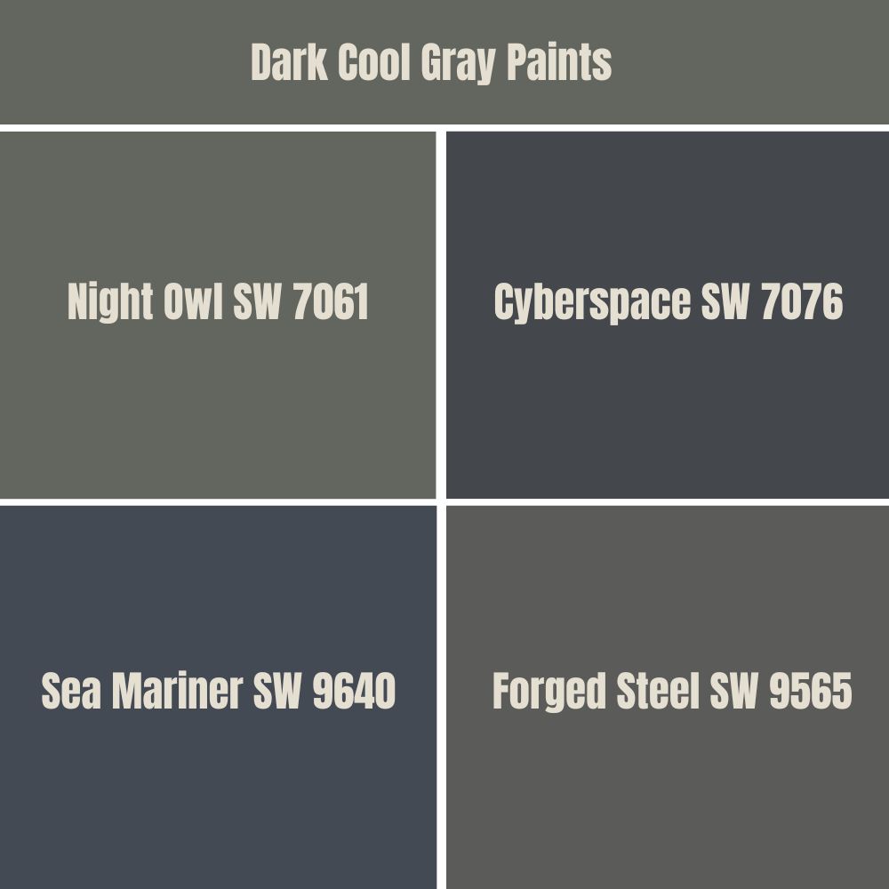 Dark Cool Gray Paints