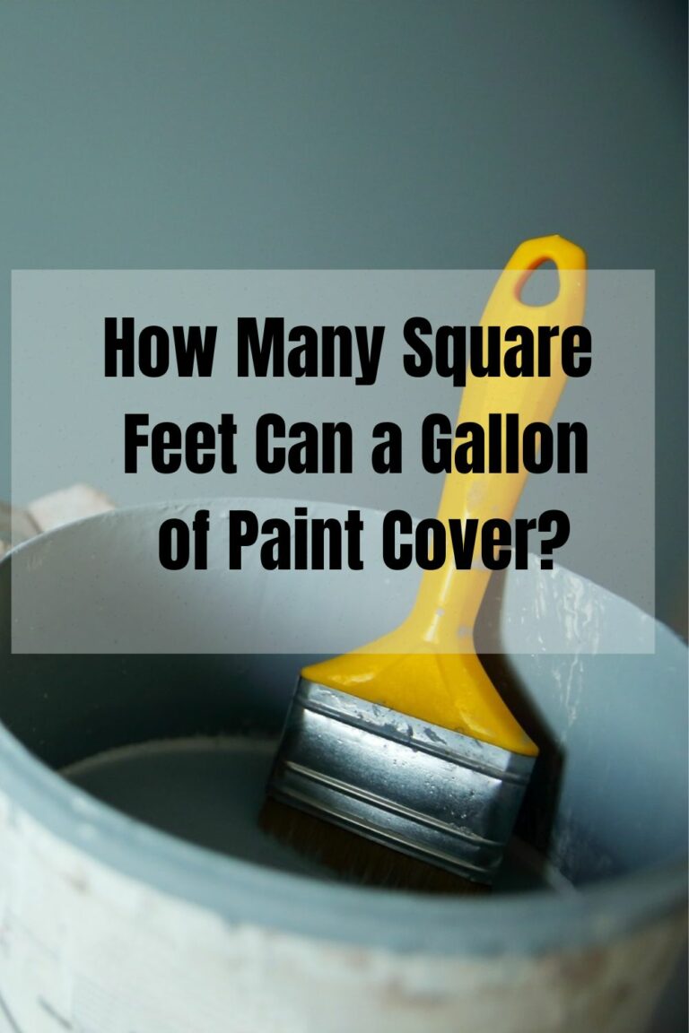 How Many Square Feet Can a Gallon of Paint Cover