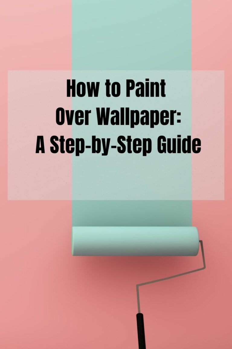 How to Paint Over Wallpape