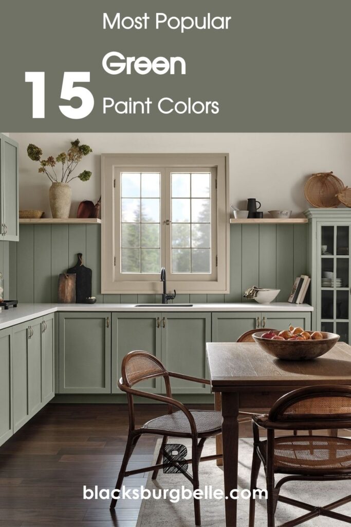 Popular Green Paint Colors Warm, Neutral and More
