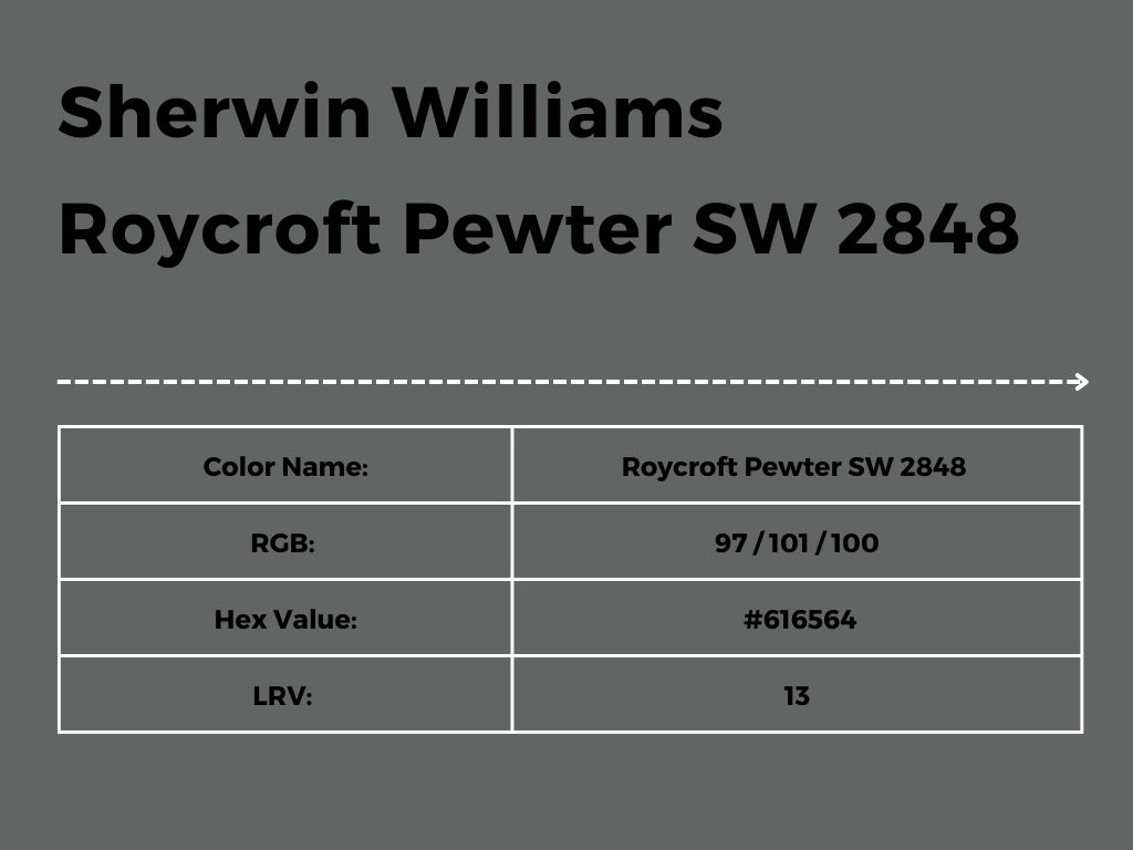 Roycroft Pewter SW 2848