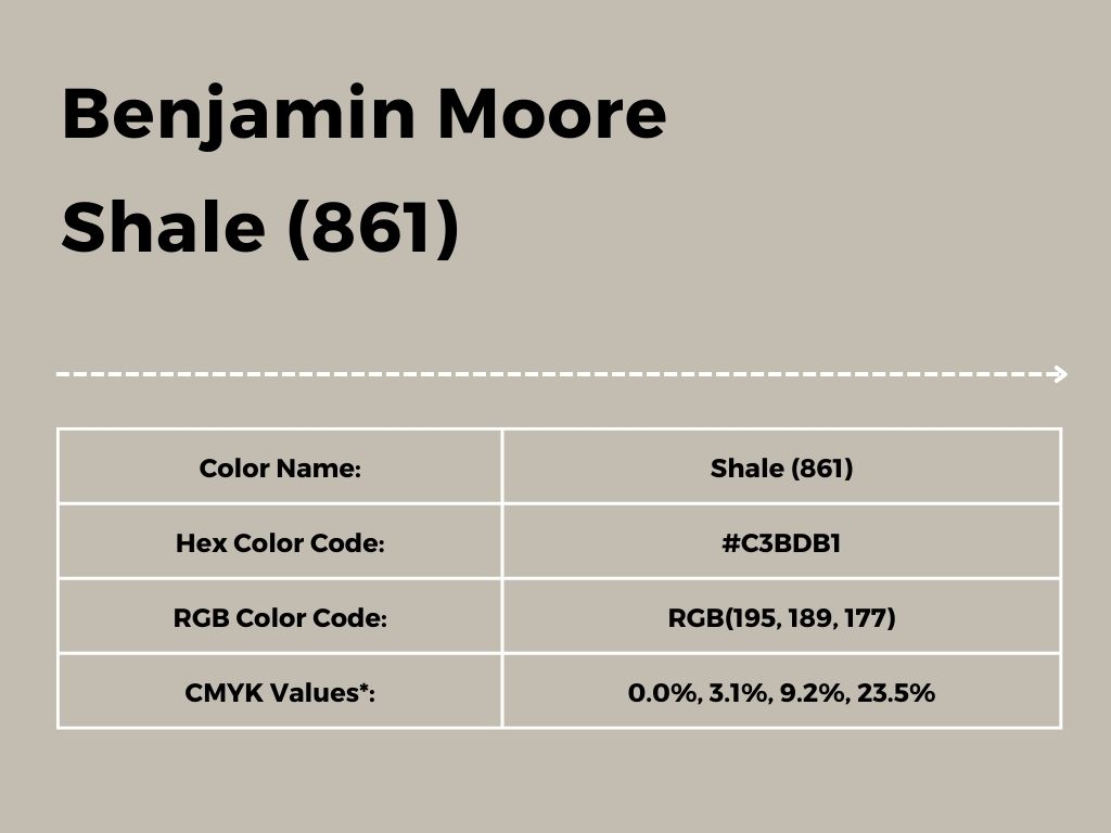 Shale 861 by Benjamin Moore