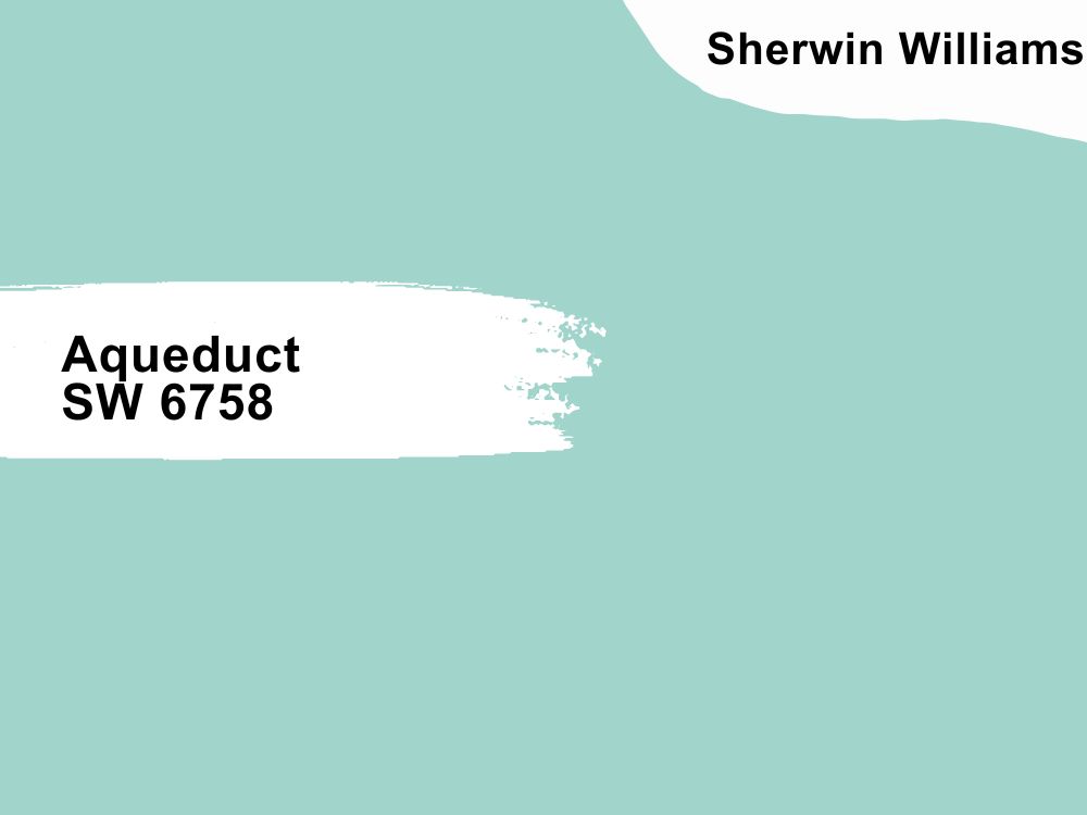 Sherwin Williams Aqueduct SW 6758