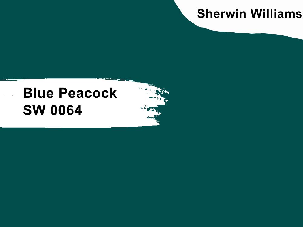 Sherwin Williams Blue Peacock SW 0064