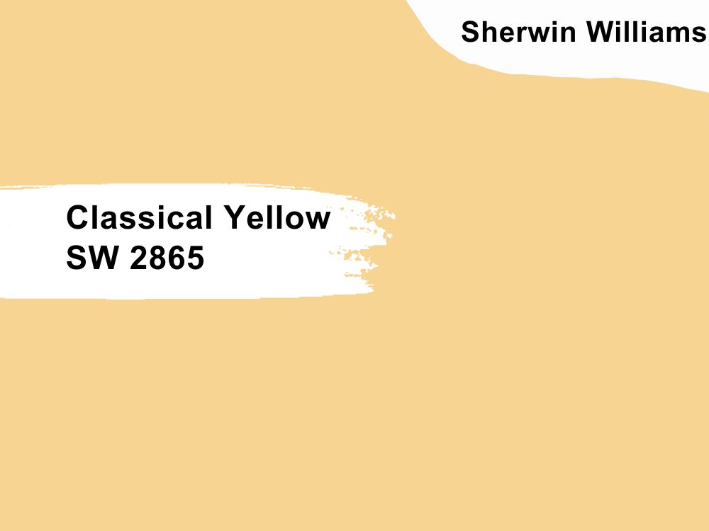Sherwin Williams Classical Yellow SW 2865