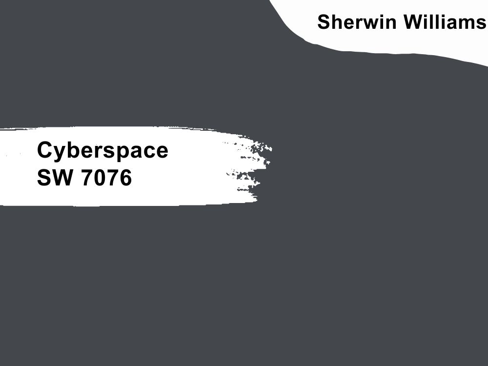 Sherwin Williams Cyberspace SW 7076