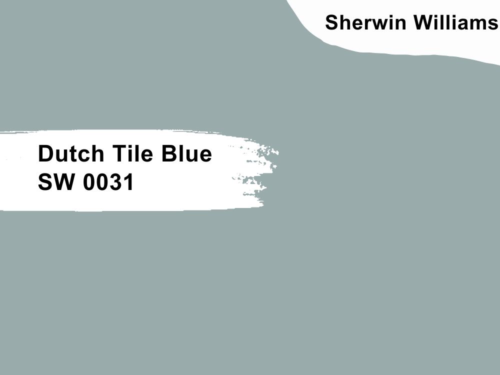 Sherwin Williams Dutch Tile Blue SW 0031