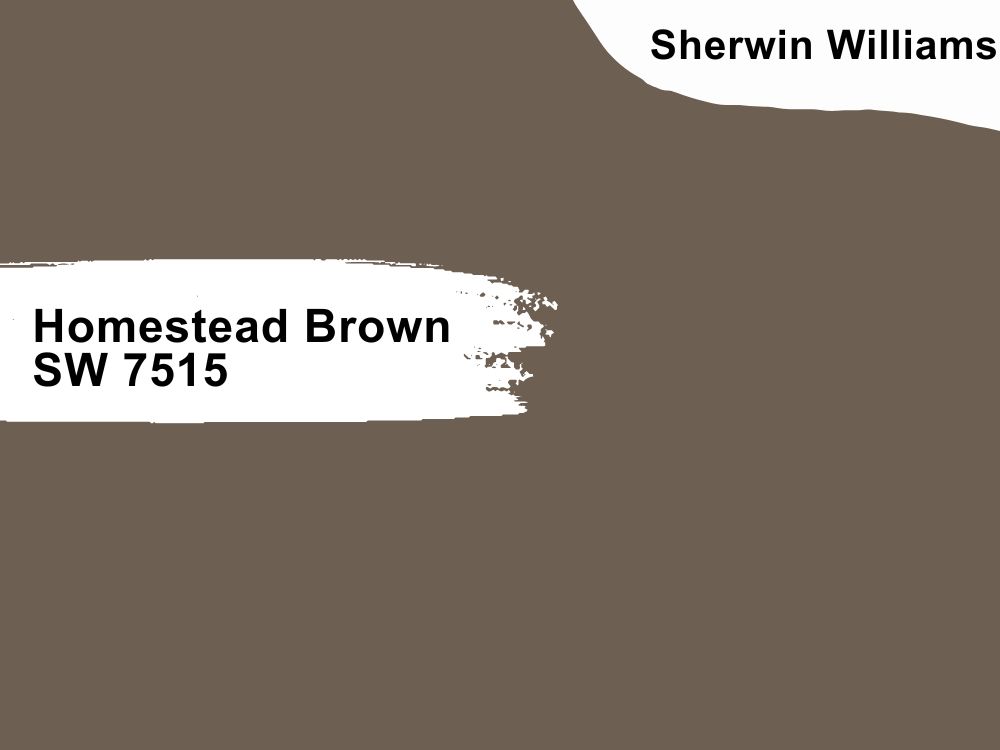 Sherwin Williams Homestead Brown SW 7515