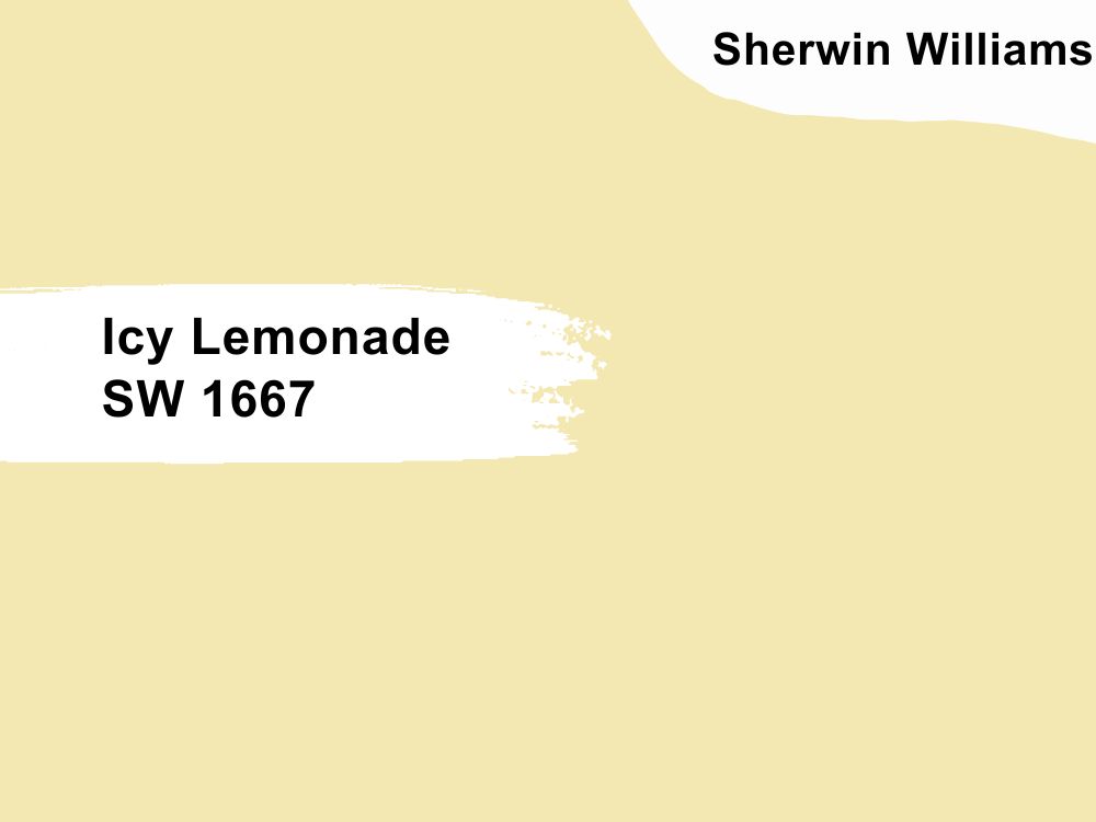 Sherwin Williams Icy Lemonade SW 1667