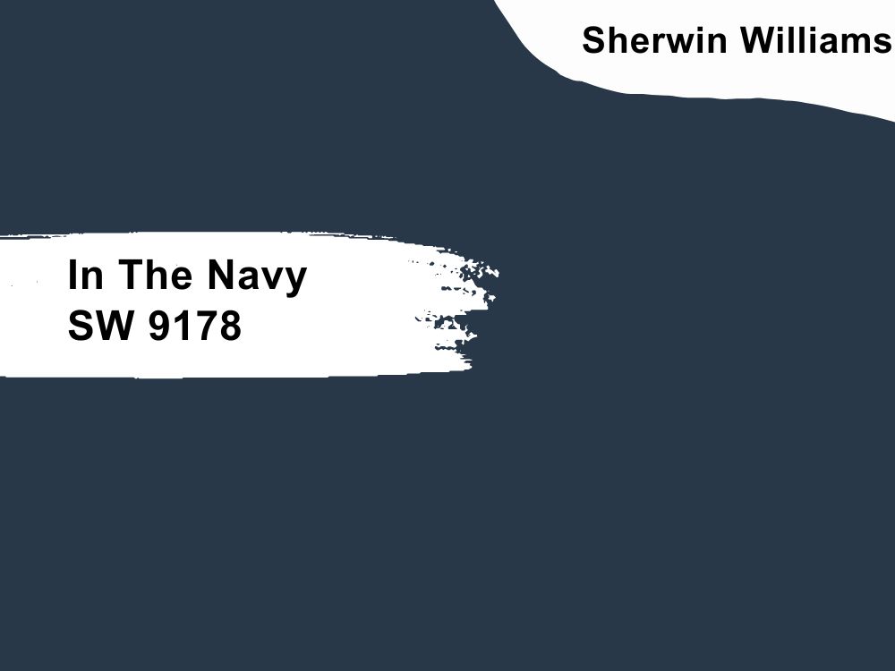 Sherwin Williams In The Navy SW 9178