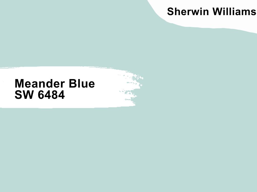 Sherwin Williams Meander Blue SW 6484