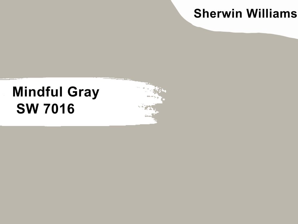 Sherwin Williams Mindful Gray SW 7016