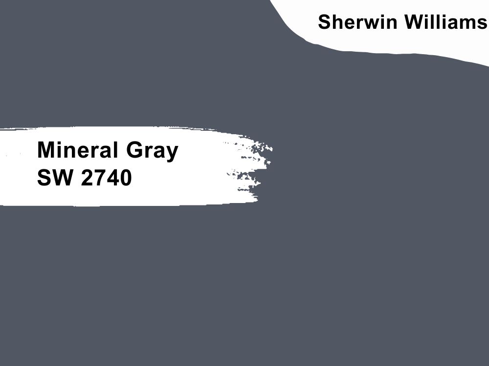 Sherwin Williams Mineral Gray SW 2740