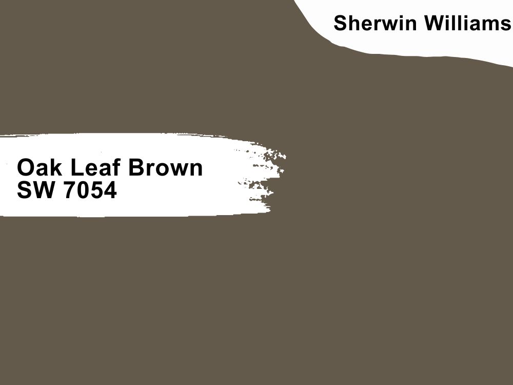 Sherwin Williams Oak Leaf Brown SW 7054