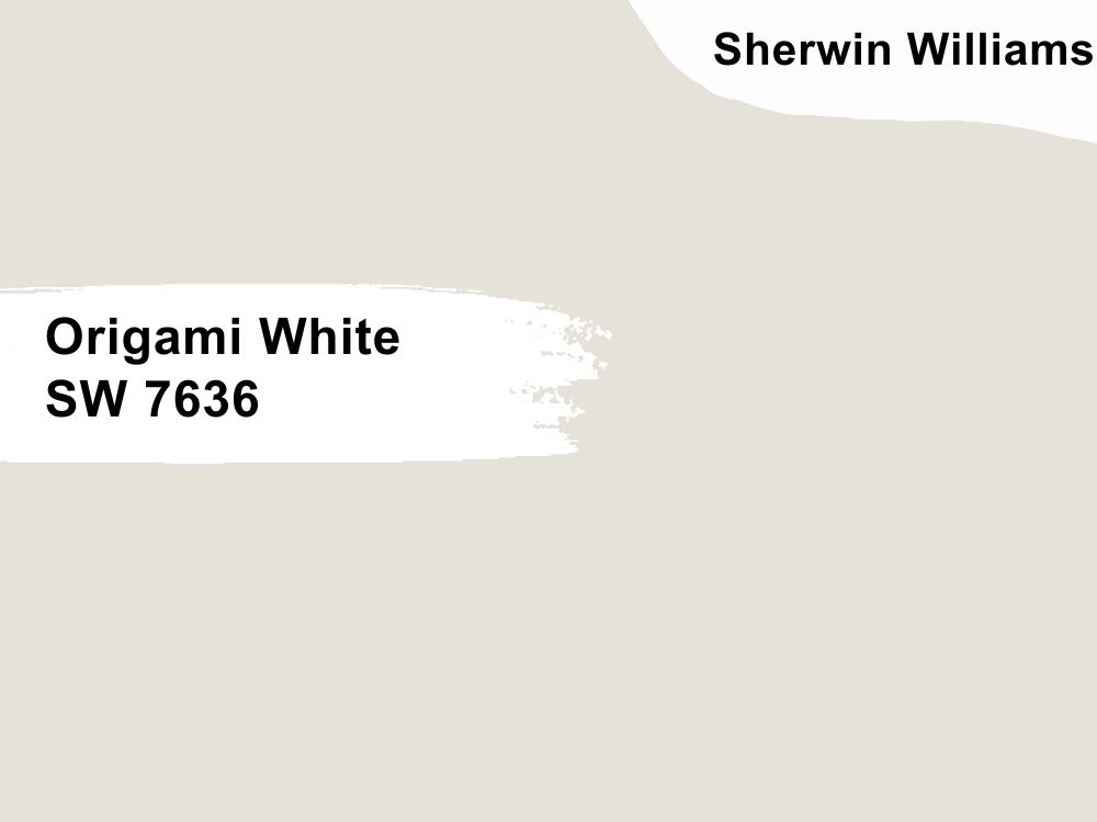 Sherwin Williams Origami White SW 7636