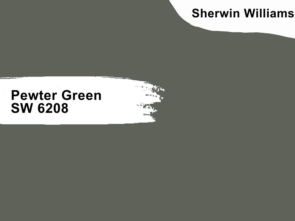 Sherwin Williams Pewter Green SW 6208