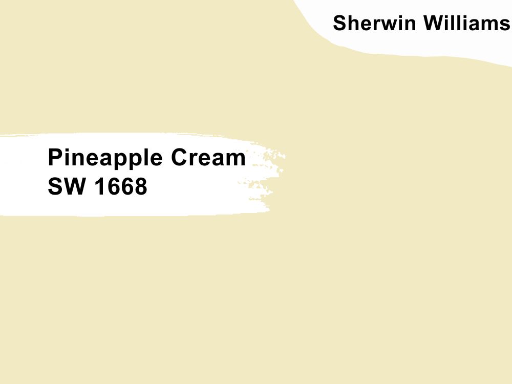 Sherwin Williams Pineapple Cream SW 1668