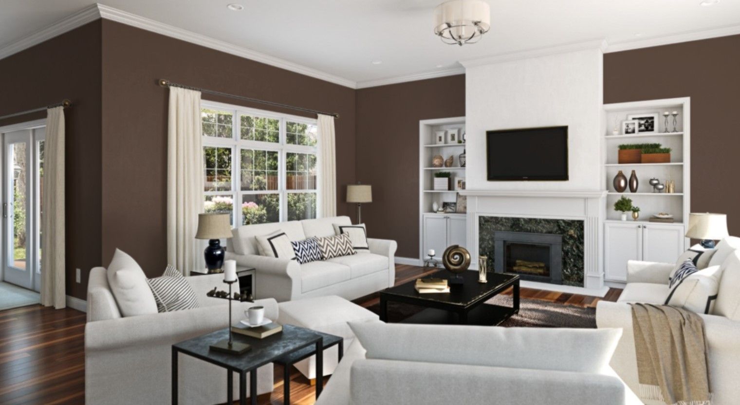 Sherwin Williams Rockwood Dark Brown (SW 2808)