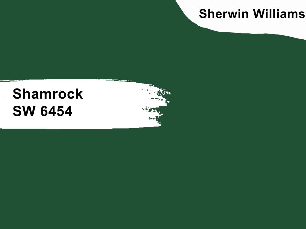 Sherwin Williams Shamrock SW 6454