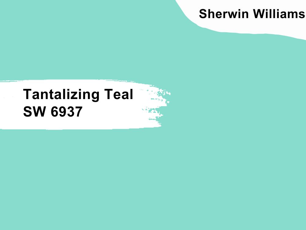 Sherwin Williams Tantalizing Teal SW 6937