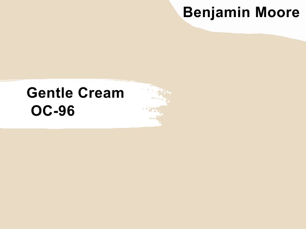 1. Benjamin Moore Gentle Cream OC-96