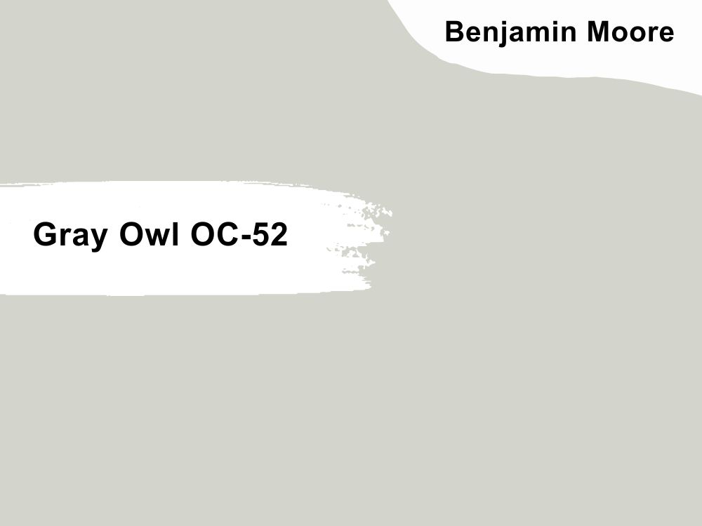 1. Benjamin Moore Gray Owl OC-52