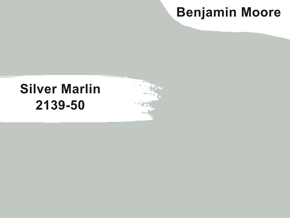 1. Benjamin Moore Silver Marlin 2139-50