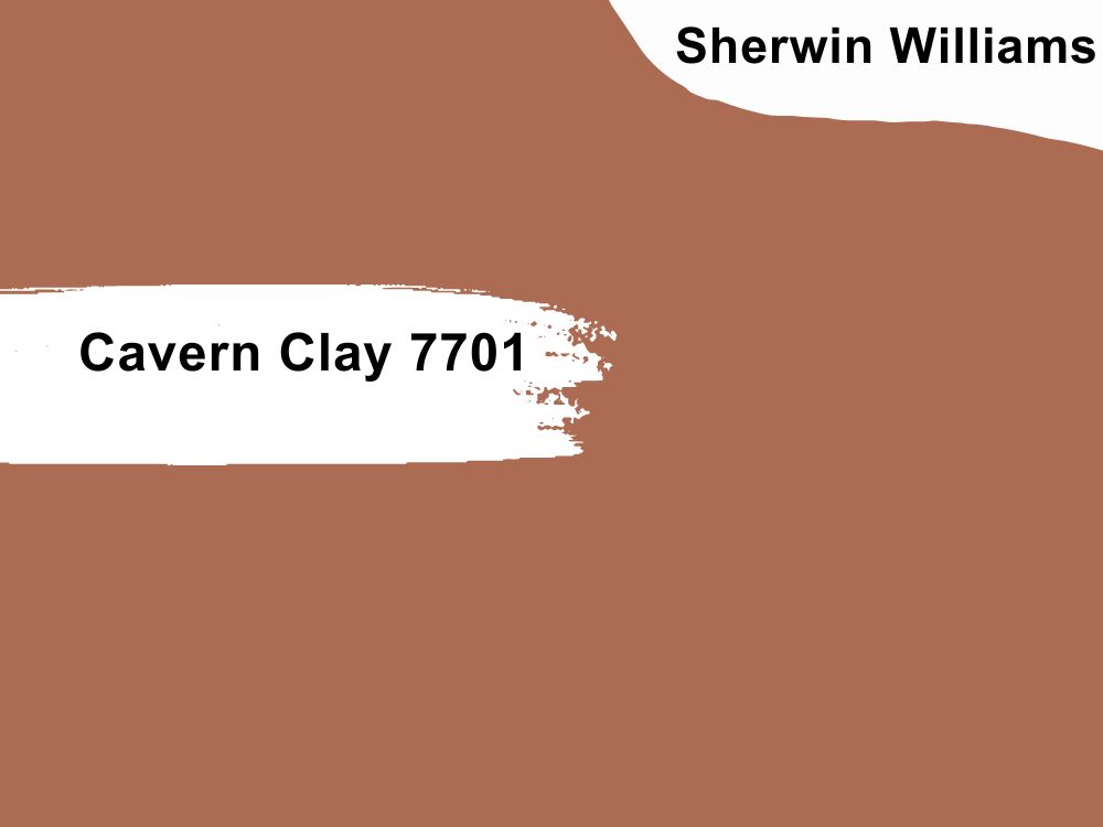 1. Sherwin Williams Cavern Clay 7701