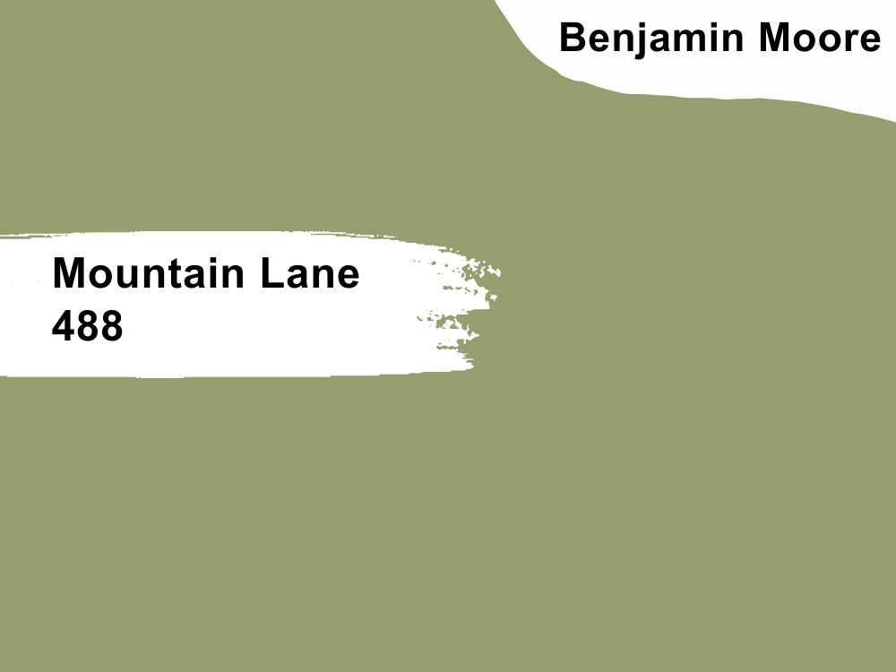 10. Benjamin Moore Mountain Lane 488