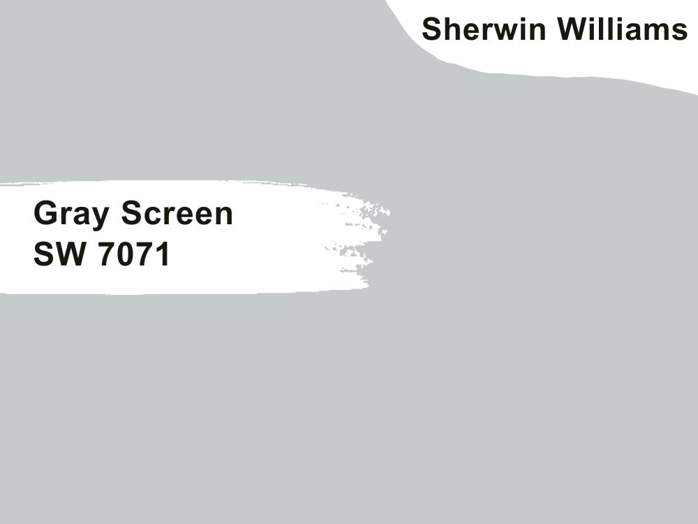 10.Gray Screen SW 7071